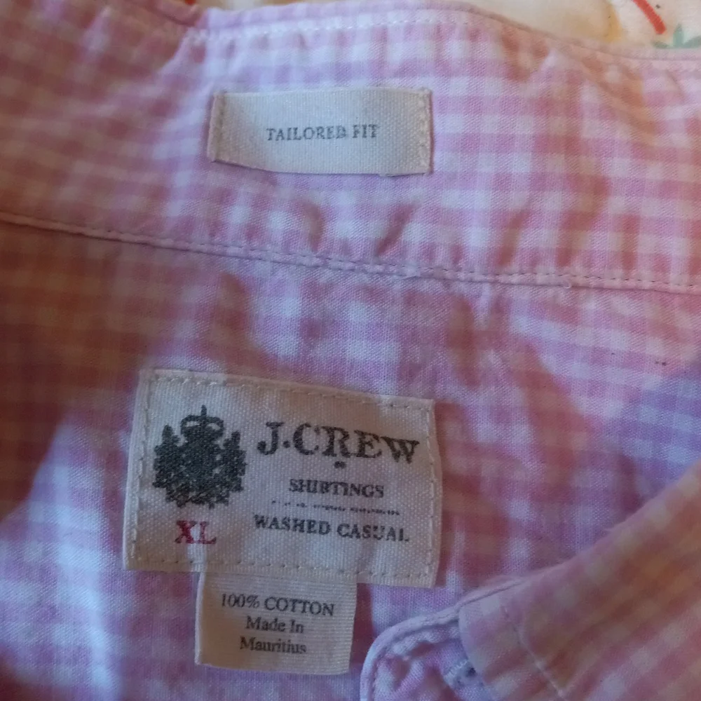 J crew gingham shirt